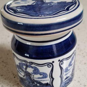 Vintage Delft Salt Cellar/Jar